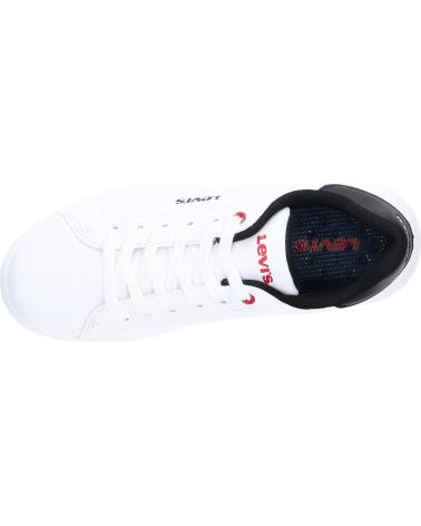 Woman and girl and boy Zapatillas deporte LEVIS VELL0051S ELLIS  0062 WHITE BLACK