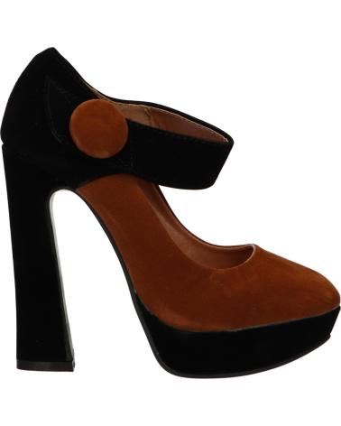 Woman Zapatos de tacón MILANELLI 8538-6A  BROWN-BLACK