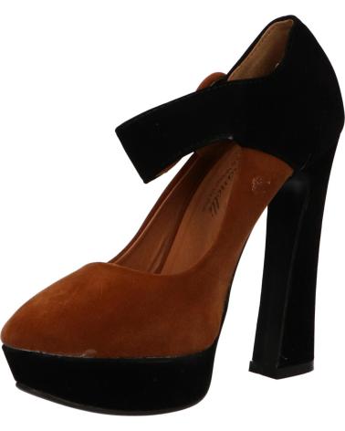 Zapatos de tacón MILANELLI  per Donna 8538-6A  BROWN-BLACK