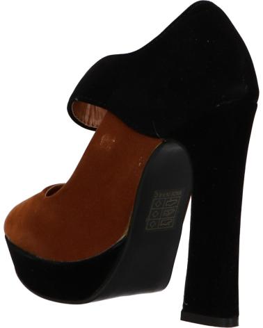 Zapatos de tacón MILANELLI  de Mujer 8538-6A  BROWN-BLACK