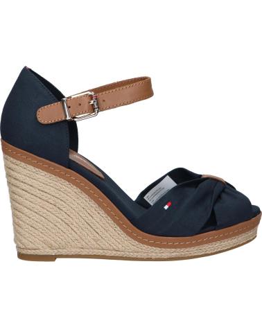 Sandales TOMMY HILFIGER  pour Femme FW0FW00905 ICONIC ELENA SANDAL  403 MIDNIGHT