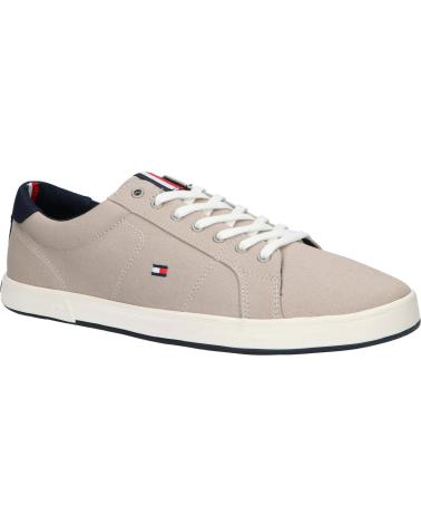 Man Trainers TOMMY HILFIGER FM0FM01536 ICONIC LONG LACE SNEAKER  AEP STONE