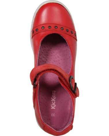 Schuhe KICKERS  für Mädchen 413970-30 CAKMANDOU  ROUGE FONCE