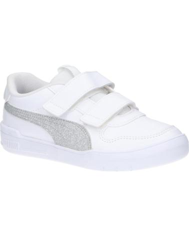 Sneaker PUMA  für Mädchen und Junge 384885 MULTIFLEX GLITZ FS V PS  01 WHITE
