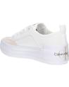 Zapatillas deporte CALVIN KLEIN  de Mujer YW0YW00903 VULC FLATFORM BOLD  0LA WHITE-ANCIENT WHITE