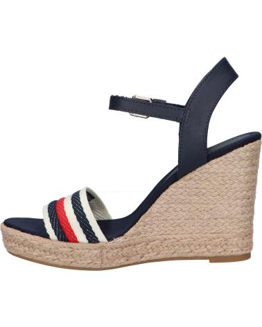 Sandali TOMMY HILFIGER  per Donna FW0FW07086 CORPORATE WEDGE  DW6 SPACE BLUE