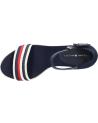 Sandali TOMMY HILFIGER  per Donna FW0FW07078 MID WEDGE CORPORATE  DW6 SPACE BLUE