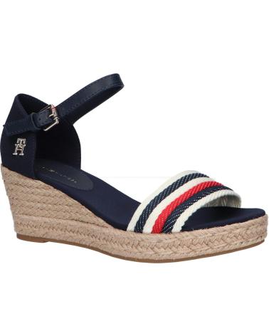Sandalias TOMMY HILFIGER  de Mujer FW0FW07078 MID WEDGE CORPORATE  DW6 SPACE BLUE