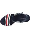 Woman Sandals TOMMY HILFIGER FW0FW07086 CORPORATE WEDGE  DW6 SPACE BLUE