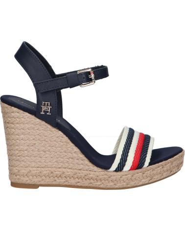 Sandalias TOMMY HILFIGER  de Mujer FW0FW07086 CORPORATE WEDGE  DW6 SPACE BLUE