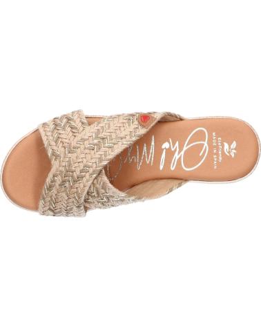 Sandales OH MY SANDALS  pour Femme 5217 TRE26CO  TRENZA TAUPE COMBI