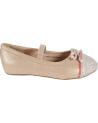 Ballerines Flower Girl  pour Fille 220802-B4600  SILVER-CORAL