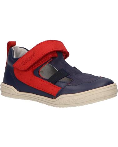 boy shoes KICKERS 545222-10 JASON  103 MARINE ROUGE