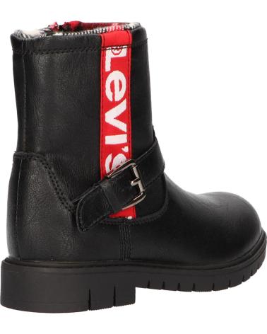 girl boots LEVIS VPHI0005S NEWPORT  0003 BLACK