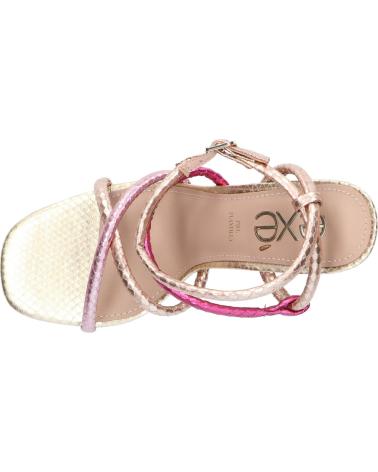 Sandales EXE  pour Femme MAGGIE-811  SNAKE FUXIA