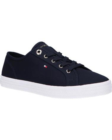 Woman Trainers TOMMY HILFIGER FW0FW07119 ESSENTIAL VULCANIZED SNEAKER  DW6 SPACE BLUE