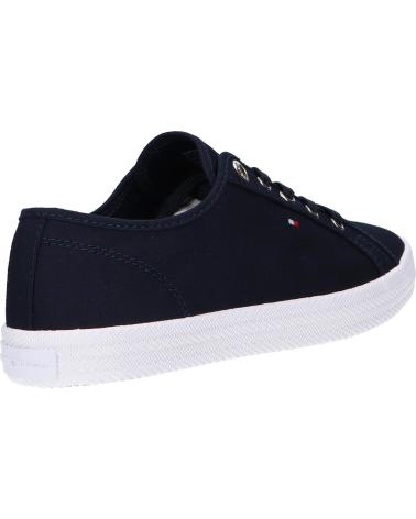 Woman Trainers TOMMY HILFIGER FW0FW07119 ESSENTIAL VULCANIZED SNEAKER  DW6 SPACE BLUE