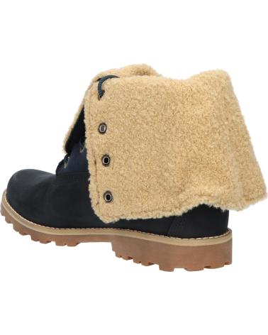 Woman and girl and boy boots TIMBERLAND 1690A 6 IN WP SHEARLING  MEDIUM BLUE