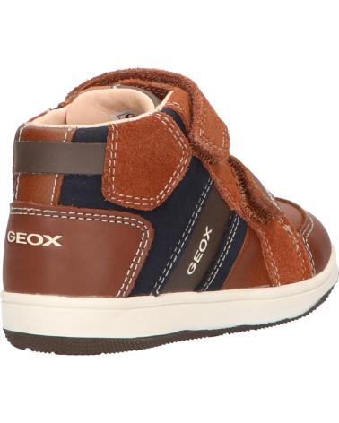 Bottines GEOX  pour Garçon B941LC 022AU B N FLICK  C0947 BROWN