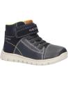 boy Mid boots GEOX B841BB 05485 B XUNDAY  C4021 DK NAVY