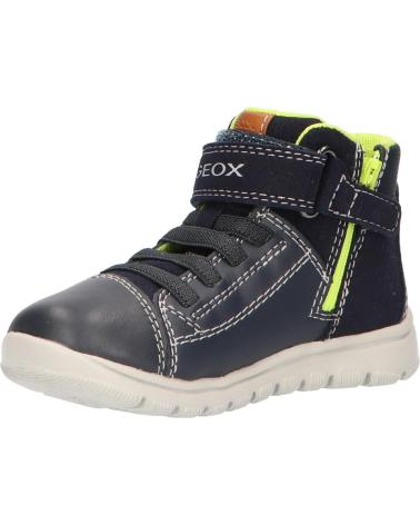 boy Mid boots GEOX B841BB 05485 B XUNDAY  C4021 DK NAVY