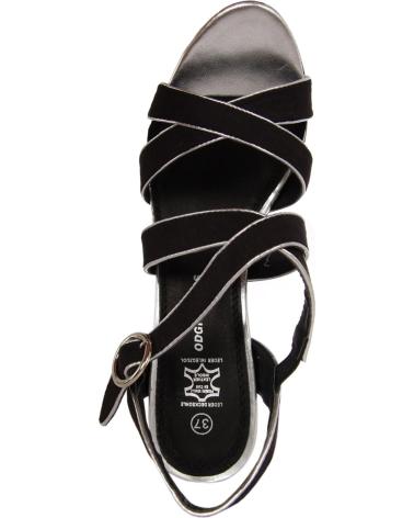 Woman Sandals Odgi-Trends 727782-B7200  BLACK-SILVER