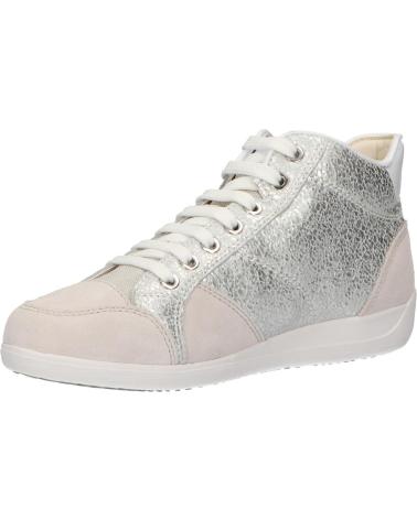 Woman Trainers GEOX D6468C 0KY22 D MYRIA  C0628 SILVER