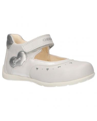 Schuhe GEOX  für Mädchen B9251D 044HI B KAYTAN  C0007 WHITE