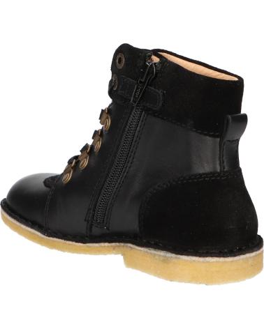 Woman and girl and boy boots KICKERS 736370-30 KICK HOOD  8 NOIR