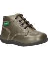 Stiefel KICKERS  für Mädchen und Junge 653099-10 BONZIP-2  123 GRIS METALLISE