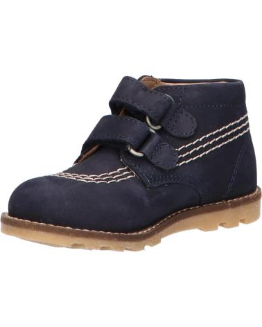 girl and boy Mid boots KICKERS 654243-10 NONOMATIC  102 MARINE FONCE