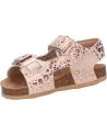 girl and boy Sandals KICKERS 869515-30 FUXIO  16 ARGENT LEOPARD