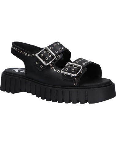 Woman and girl Sandals KICKERS 931531-50 KICK FALK SOFT COW LEATHER  8 NOIR