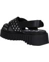 Woman and girl Sandals KICKERS 931491-50 KICK FACT COW SOFT LEATHER  8 NOIR