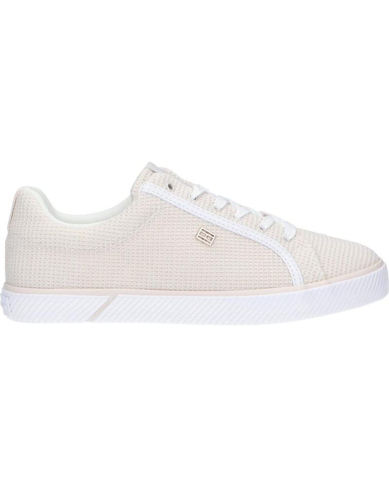 Zapatillas deporte TOMMY HILFIGER  pour Homme FW0FW07299 ESSENTIAL VULC MESH  AC0 WEATHERED WHITE