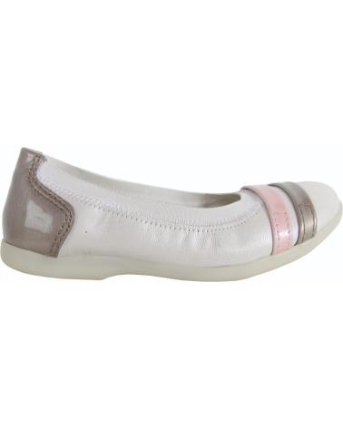 girl Flat shoes KICKERS 351965-30 AMBERI  BLANC CASSE
