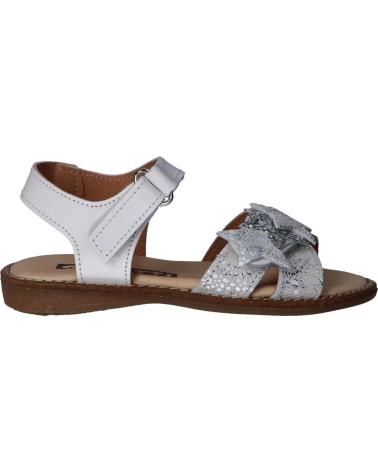 Sandalias GARATTI  de Niña AN0090  BLANCO-PLATA