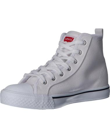Woman and girl and boy Trainers LEVIS VORI0015T MAUI  0061 WHITE