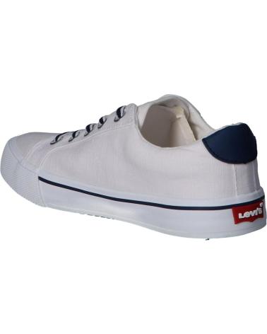 girl and boy Trainers LEVIS VKIN0001T KINGSTON  0061 WHITE