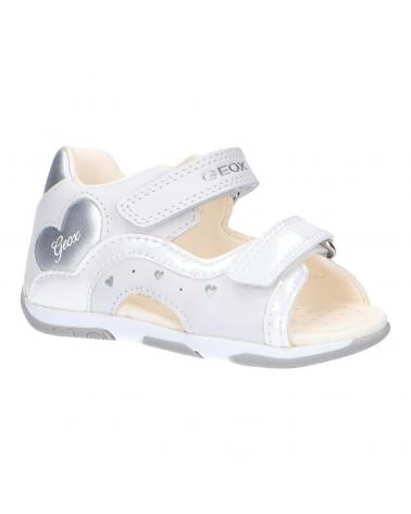 girl Sandals GEOX B920YC 044HI B TAPUZ  C0007 WHITE