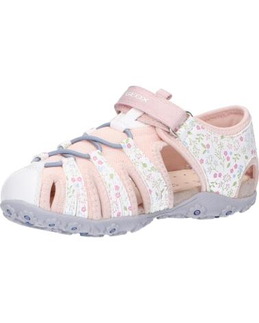 girl Sandals GEOX J92D9B 00414 J S ROXANNE  C1Z8W WHITE